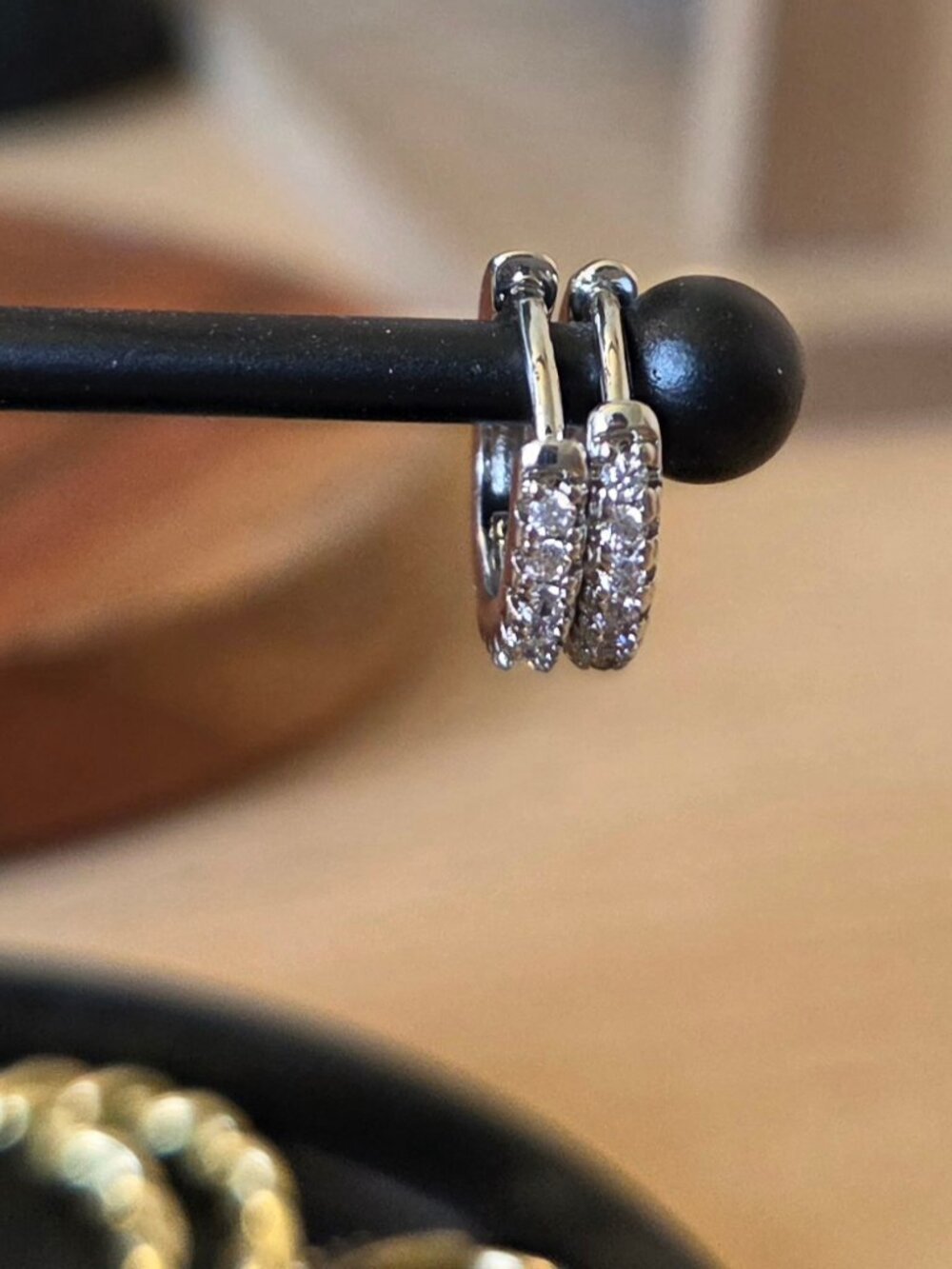 14K Gold Plated Stud Earrings set